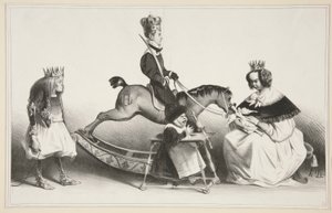 Tres hauts et très puissans moutards et moutardes legitimes door Honoré Daumier