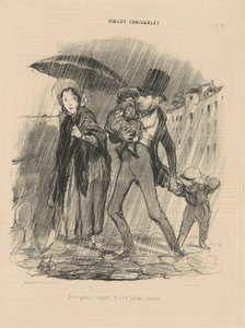 Je klaagt altijd, je bent nooit tevreden. door Honoré Daumier