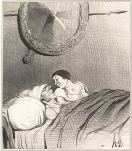 Ulysse et Pénélope door Honoré Daumier