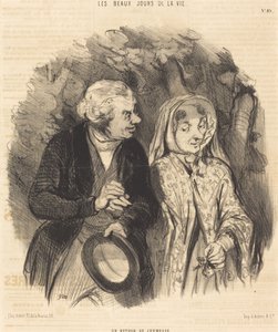 Een terugkeer van de jeugd door Honoré Daumier