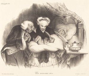 Een nieuwe neus door Honoré Daumier