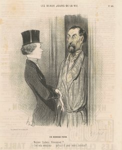 Een afspraak door Honoré Daumier