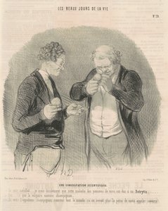 Een wetenschappelijk consult door Honoré Daumier