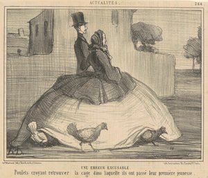 Een verontschuldigbare fout door Honoré Daumier