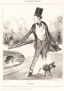Een Uur door Honoré Daumier