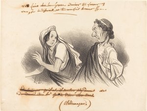 Ga... bewonder je woede... door Honoré Daumier