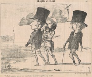 Kijk, mensen hebben een... verdomde manier... door Honoré Daumier