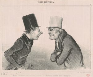 U redeneert als een stok! door Honoré Daumier