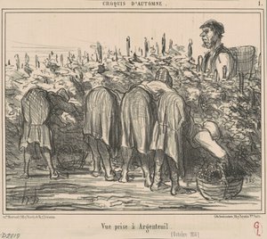 Uitzicht genomen in Argenteuil (Oktober 1856)
