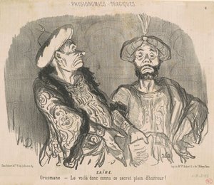 Zaïre door Honoré Daumier