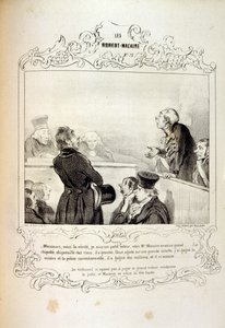Illustraties over ideeën en legendes Philipon onder de titel Les Cent en Robert Macaire door Honoré Daumier