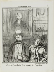 "- Het is echt heel vleiend als je portret in de Salon wordt tentoongesteld," plaat 7 uit Le Salon de 1857