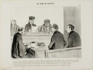 "- Het Hof, na afweging van het bewijs en verdeling van het voordeel dat voortvloeit uit het verzuim, heft de hogere voorziening en alle soortgelijke procedures op, verleent rekwirant kwijting en wijzigt het vonnis van de lagere rechter in de kosten van de door Honoré Victorin Daumier