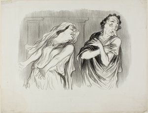 Andromache. "Ons familie lot was een meedogenloze dood, mijn man werd gemarteld tot het einde van zijn adem," plaat 6 uit Physionomies Tragiques