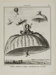 Een andere manier om gebruik te maken van de nieuwe petticoats die de laatste tijd in de mode zijn, plaat 294 uit Actualités