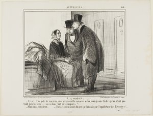 In het Odeon Theater. "- De nieuwe productie van TARTUFFE schijnt erg goed te zijn, maar ik ben woedend dat er vanavond geen voorstelling is... er zijn beperkingen geweest, neem ik aan... - Maar nee, Monsieur... - Nou, ik ben gewaarschuwd dat het zou eindi