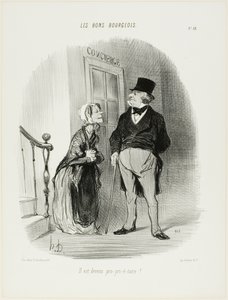 "Hij is een Laaaand-Looooord geworden!", plaat 18 uit Les Bons Bourgeois