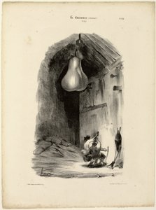 "Heave-ho!..Heave-ho! Heave-ho!", plaat 179 door Honoré Victorin Daumier