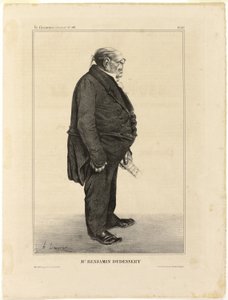Benjamin Dudessert, plaat 287 uit Célébrités de la Caricature