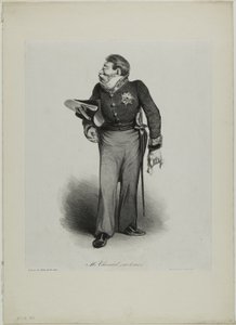 Mr. Choiseul, (genaamd le Duc), plaat 502 door Honoré Victorin Daumier