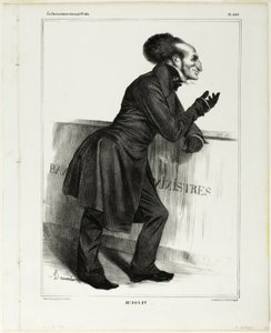 Mr. Joliv...., plaat 346 van Cartooning Celebrities door Honoré Victorin Daumier