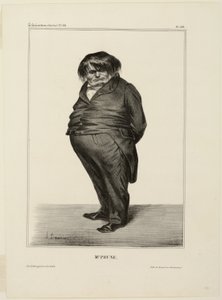 Mr. Prune, plaat 288 uit Célébrités de la Caricature