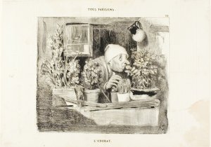 Geur, plaat 38 uit Types Parisiens door Honoré Victorin Daumier