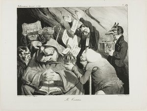 Verleiding, plaat 453 door Honoré Victorin Daumier