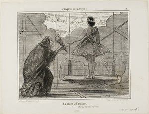 De moeder van Eros (niet te verwarren met Venus), plaat 10 uit Croquis Dramatiques
