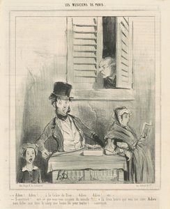 Vaarwel! ... In godsnaam ... door Honoré Daumier