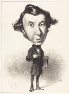 Alex. Ch. Henri de Tocqueville door Honoré Daumier
