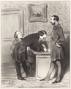 Dat komt juist omdat hij uw vriend is... door Honoré Daumier