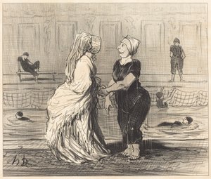 Beste barones, ik feliciteer u... door Honoré Daumier