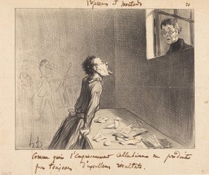 Hoe eenzame opsluiting... door Honoré Daumier