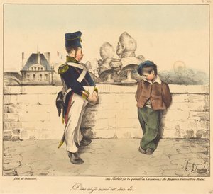 God, heb ik dat wezen liefgehad door Honoré Daumier