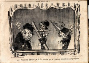 Le Charivari, Satirisch in Z/W