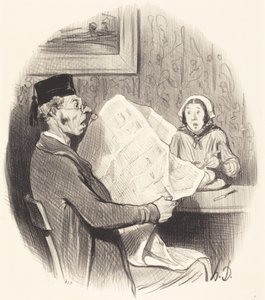 Het Formaat wordt steeds monsterlijker door Honoré Daumier