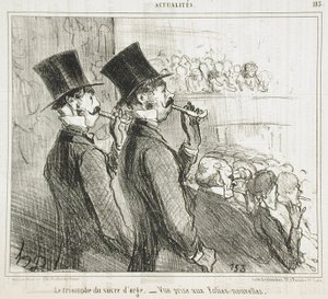 De triomf van gerstesuiker door Honoré Daumier