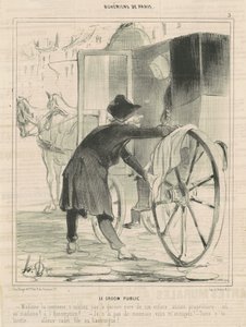 De openbare loopjongen door Honoré Daumier