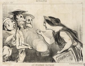 De politieke profiteurs door Honoré Daumier