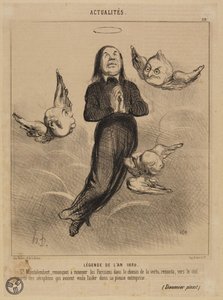 ‘Legende van het jaar 1850’ door Honoré Daumier