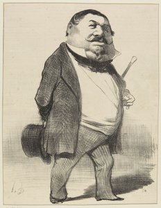 ‘Lucien Murat’ door Honoré Daumier