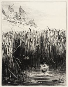 Marius te Minturnae door Honoré Daumier