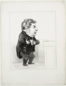 Michel Goudchaux door Honoré Daumier