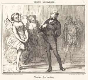 Mossieu de directeur door Honoré Daumier