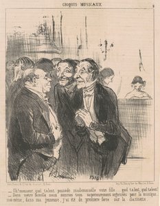 Oh! Monsieur, welk talent bezit ... door Honoré Daumier
