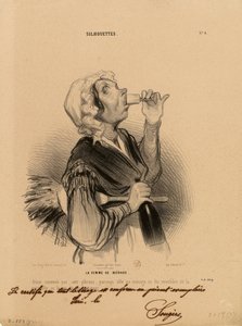 Silhouetten nr. 4: De werkster. - Aldus genoemd bij wijze van antifrase...