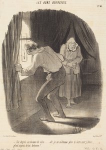 Zes graden onder nul... door Honoré Daumier