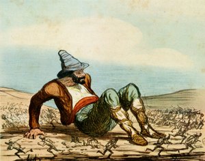 Het Ontwaken van Italië door Honoré Daumier
