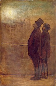 De nachtwandelaars door Honoré Daumier